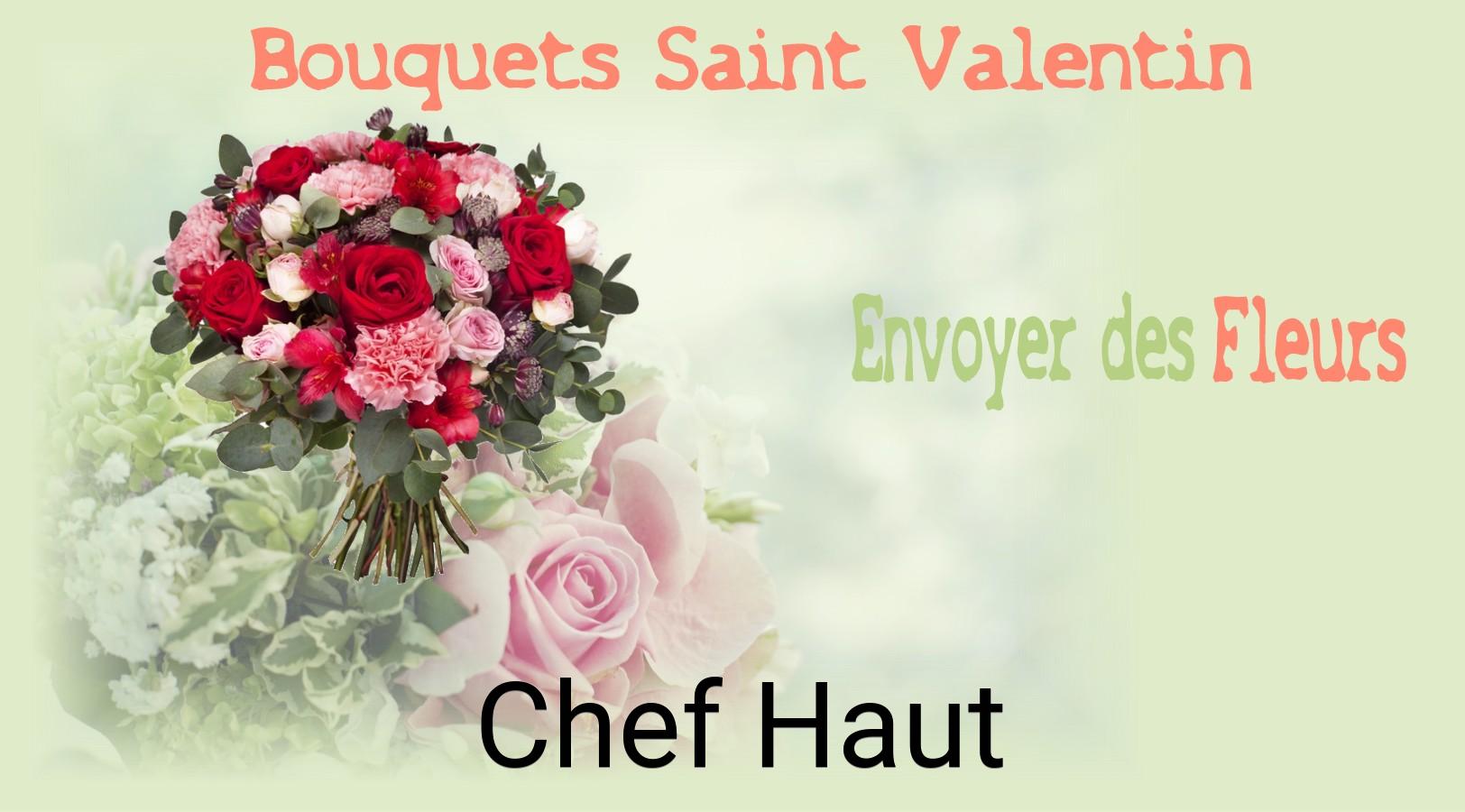 Roses de Saint-Valentin livrées à Chef-Haut
